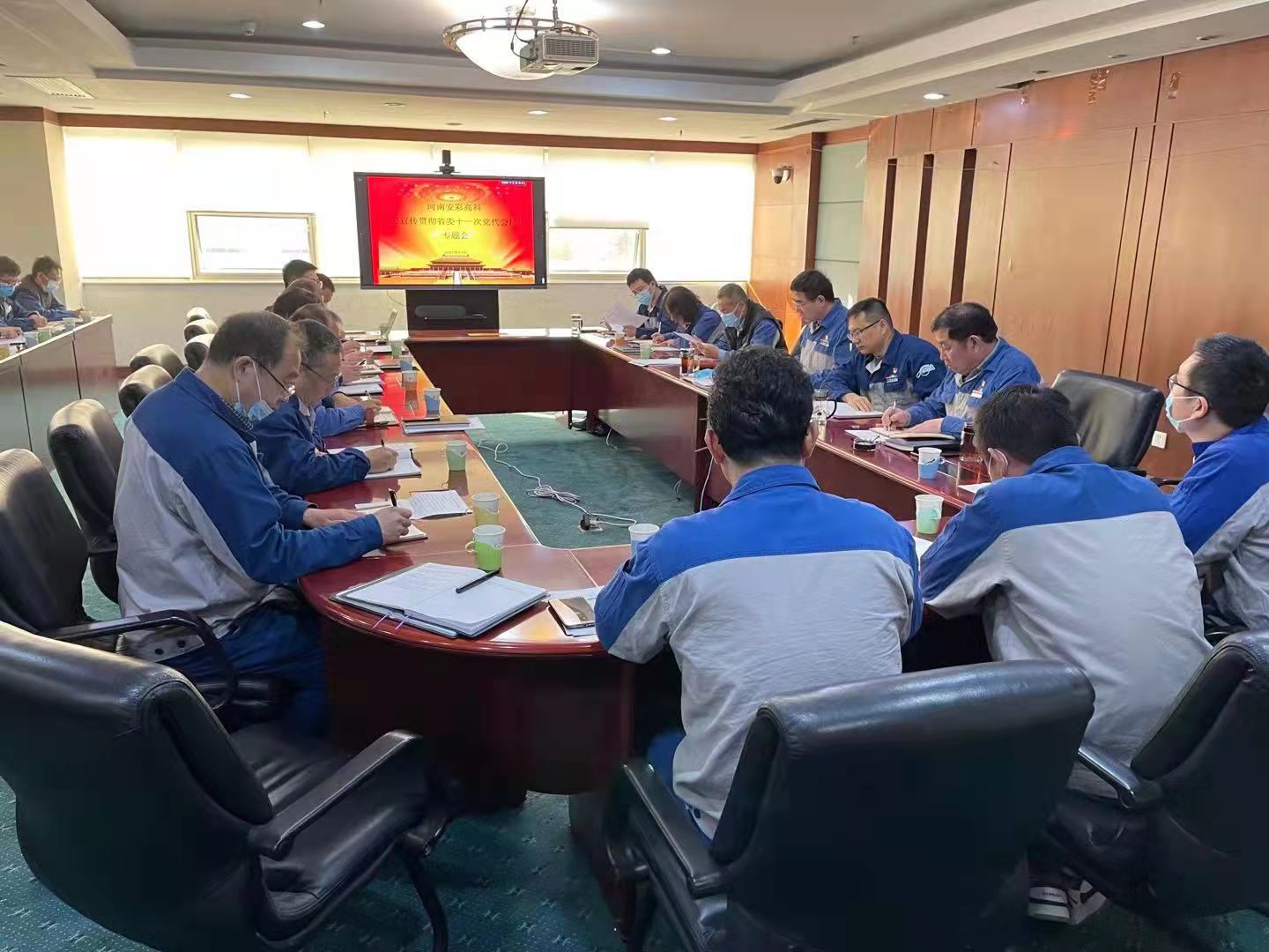 躬身入局，再創輝煌  安彩高科召開黨委（擴大）會傳達學習貫徹省十一次黨代會 精神