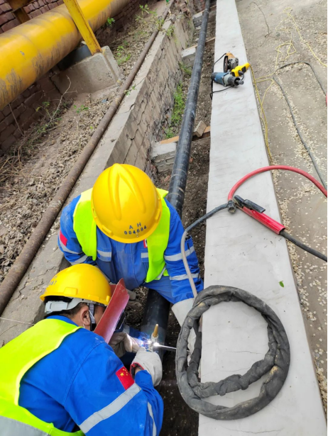 努力圖樹立,庶幾終有成——記燃?xì)馐聵I(yè)部CNG加氣站進氣管道改造